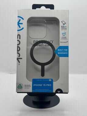 Speck Presidio Perfect-Clear iPhone 15 Pro MagSafe NWT MSRP: $55.00